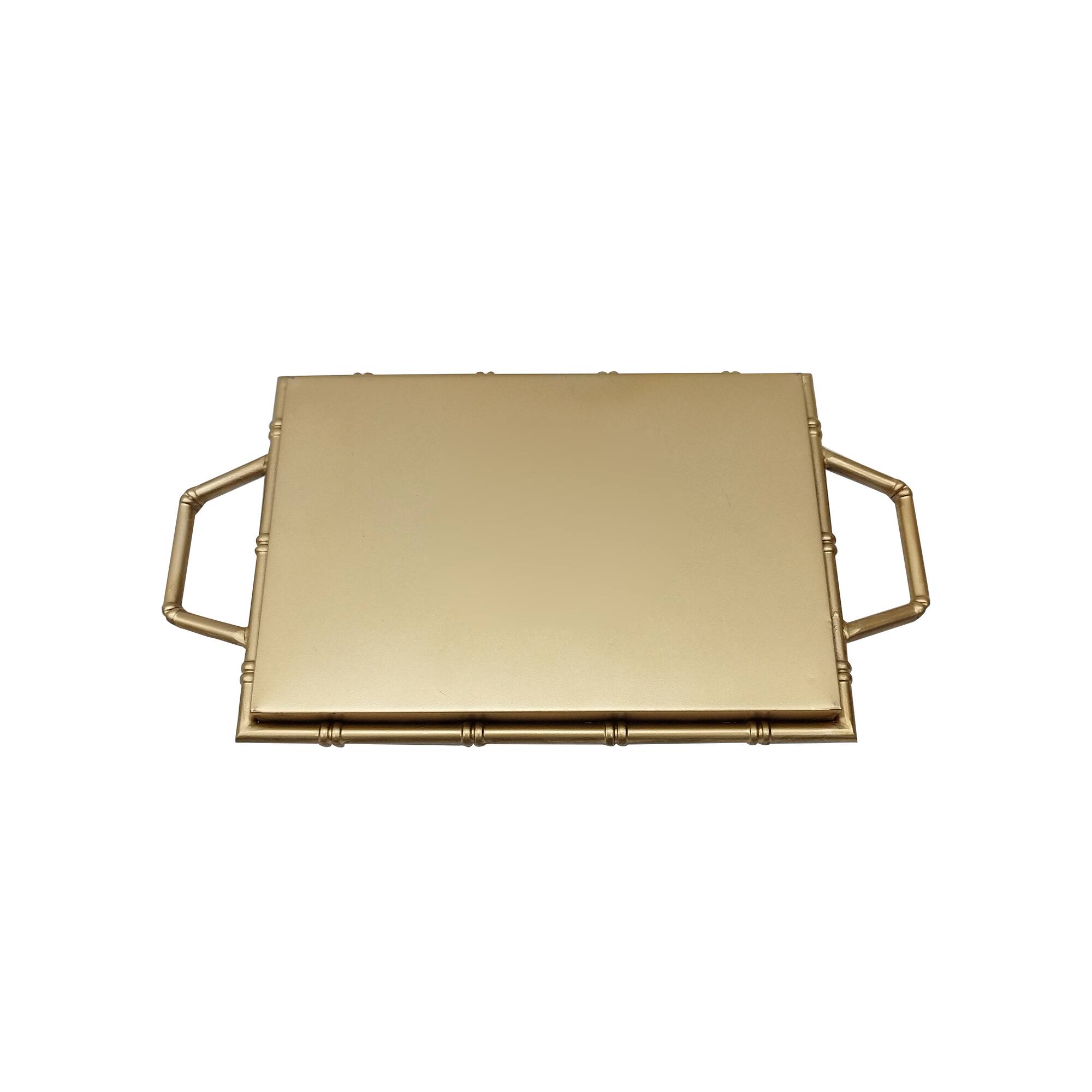 Pink & Gold Metal Tray by Ashland®